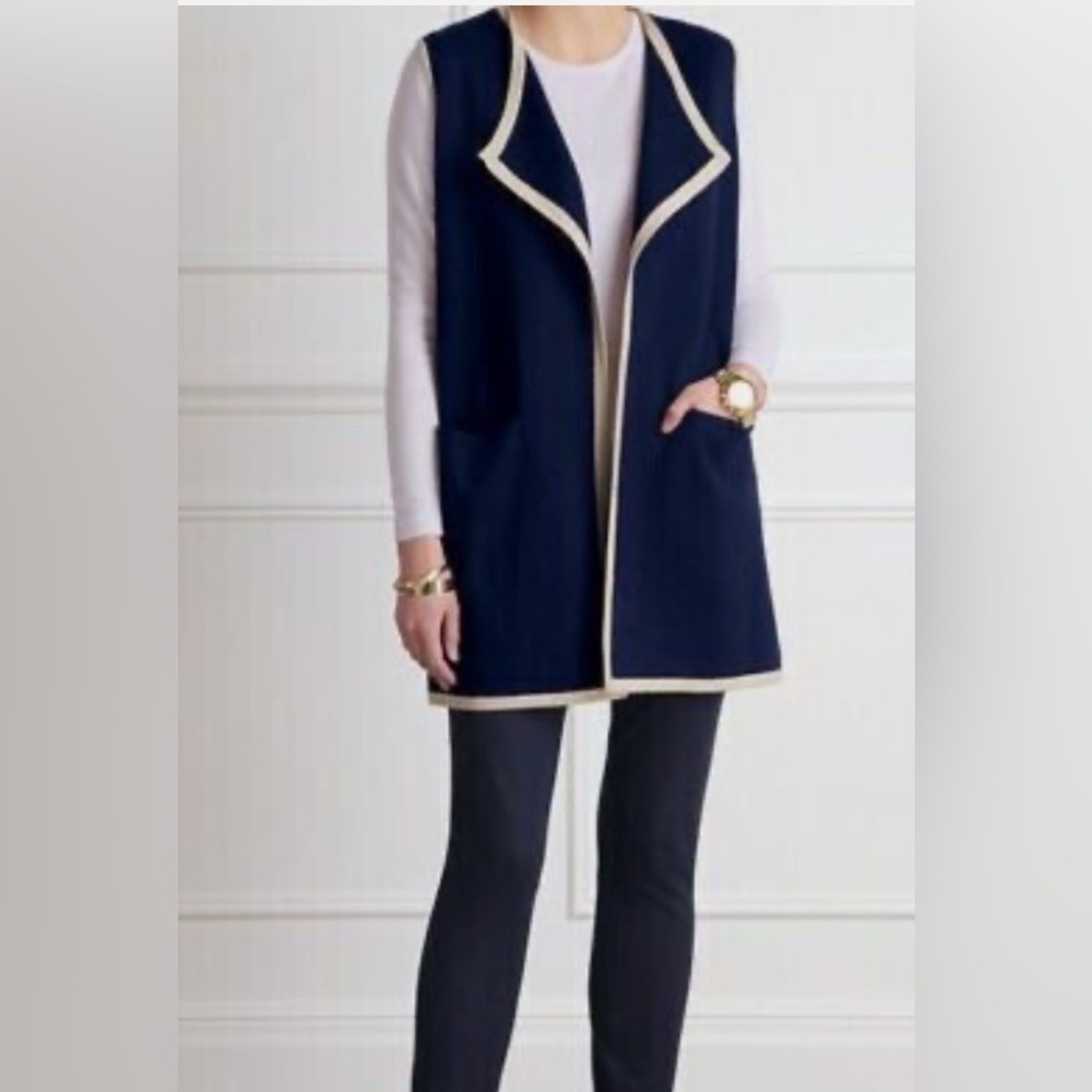 Pure Collection Cashmere Blend Long Swing Cardigan Sweater Womens 14 / 16 NEW - Picture 8 of 8